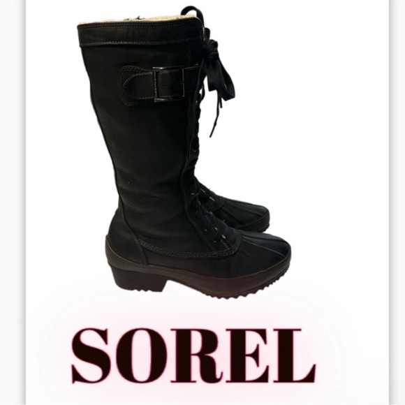 Authentic Sorel designer waterproof winter boots sz 7 Euro 38.5 - Picture 1 of 12